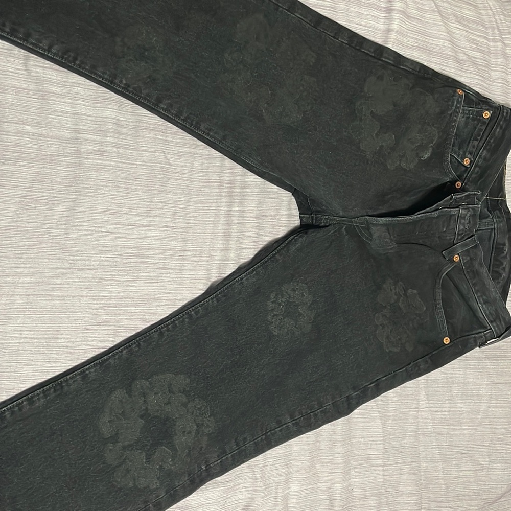 Mono Cotton Wreath Jean Black